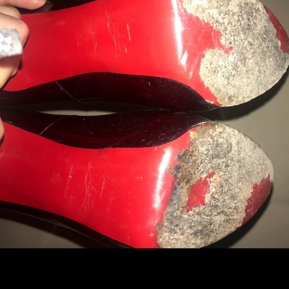 red/ deep maroon Christian Louboutin Bianca’s- 38 - Picture 5 of 6